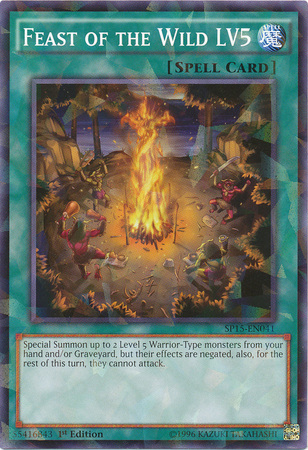 Feast of the Wild LV5 [SP15-EN041] Shatterfoil Rare | Good Games Adelaide SA