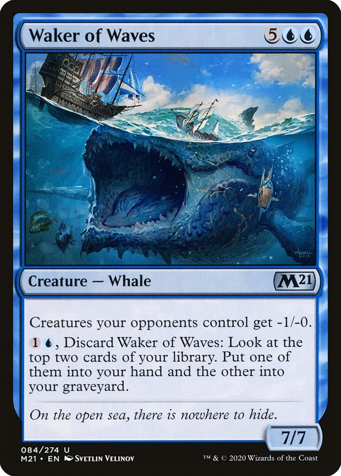 Waker of Waves 84 (Core Set 2021)  - Foil | Good Games Adelaide SA