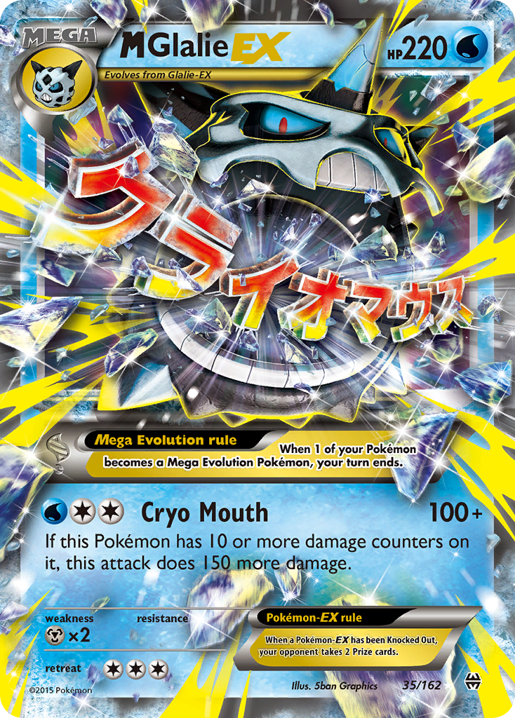 M Glalie EX (35/162) [XY: BREAKthrough] | Good Games Adelaide SA