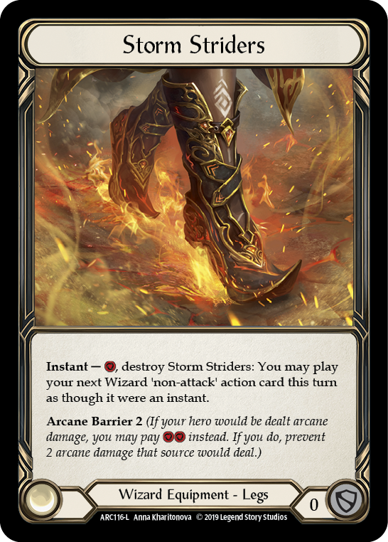 Storm Striders [ARC116-L] 1st Edition Cold Foil | Good Games Adelaide SA