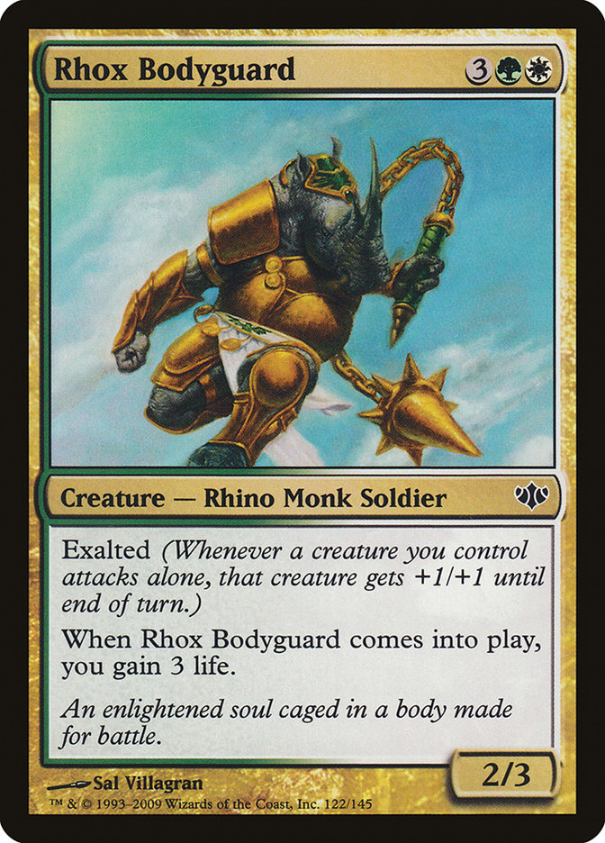 Rhox Bodyguard 122 (Conflux)  - Foil | Good Games Adelaide SA