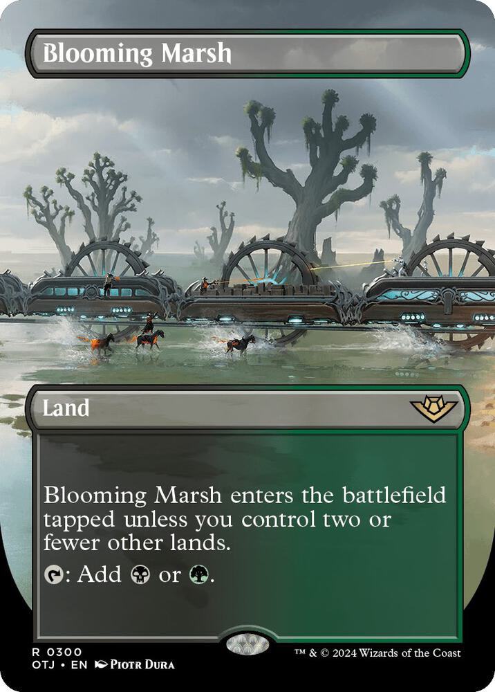 Blooming Marsh 300/286 (Outlaws of Thunder Junction)  - Borderless | Good Games Adelaide SA