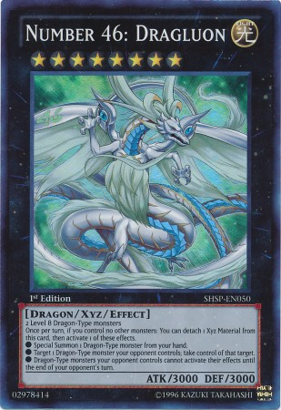 Number 46: Dragluon [SHSP-EN050] Super Rare | Good Games Adelaide SA