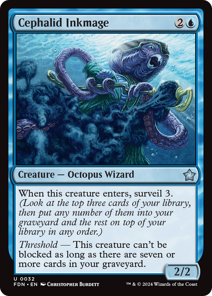 Cephalid Inkmage [Foundations] | Good Games Adelaide SA