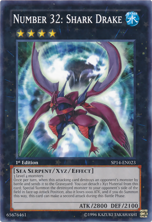 Number 32: Shark Drake [SP14-EN023] Starfoil Rare | Good Games Adelaide SA