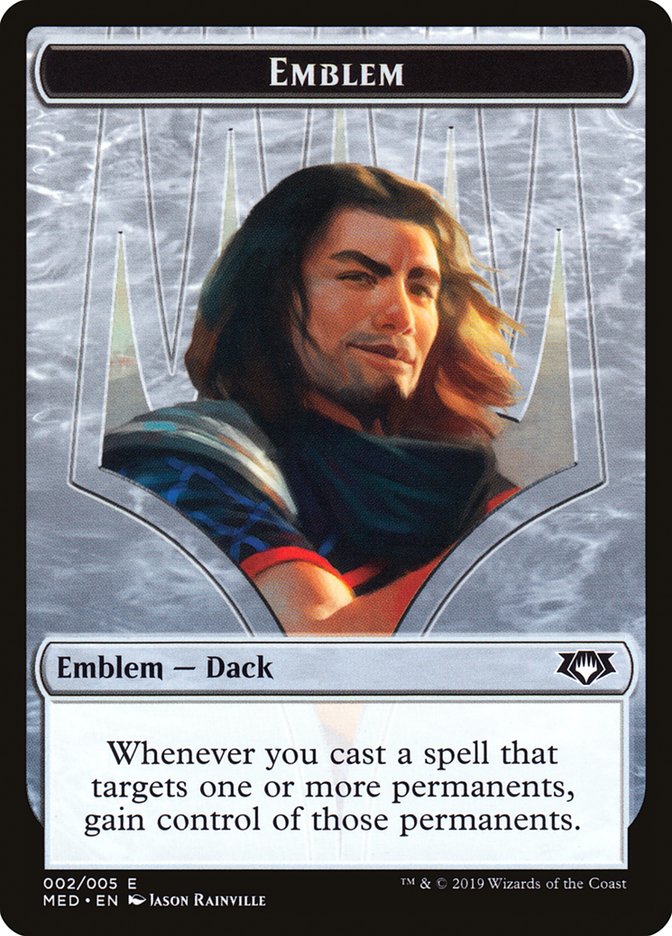 Emblem - Dack Fayden [Mythic Edition Tokens] | Good Games Adelaide SA