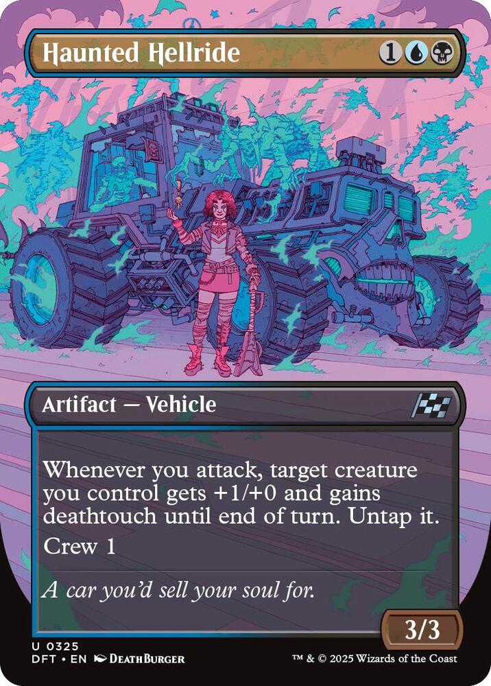 Haunted Hellride 325 (Aetherdrift)  - Foil | Good Games Adelaide SA