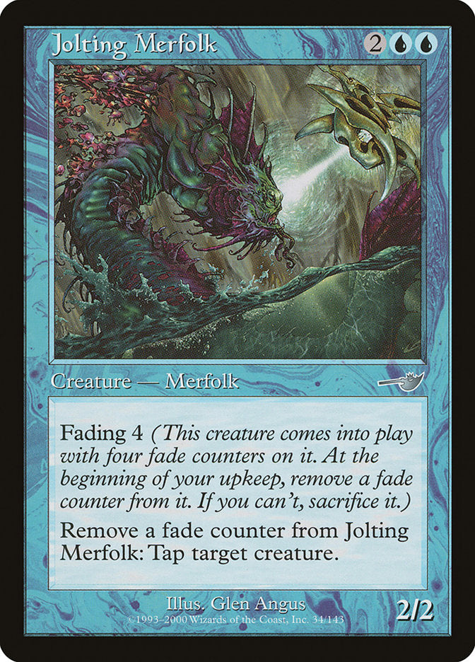 Jolting Merfolk 34 (Nemesis)  - Foil | Good Games Adelaide SA