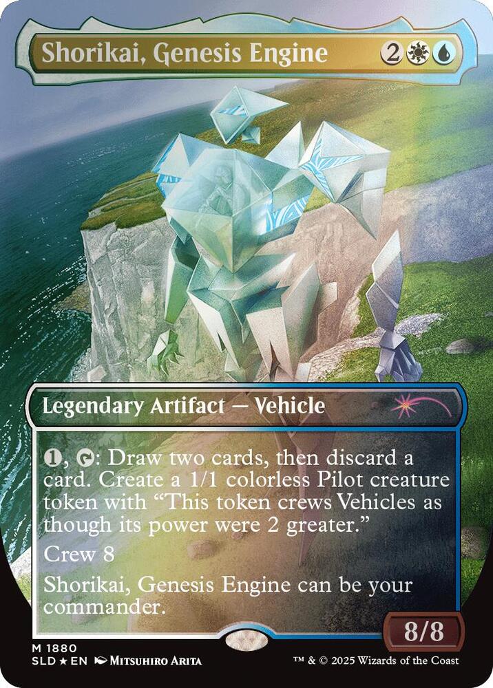 Shorikai Genesis Engine Rainbow Foil 1880 (Secret Lair Drop Series)  - Foil | Good Games Adelaide SA