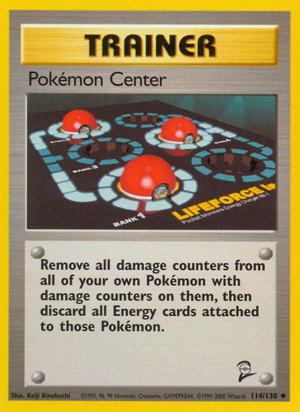 Pokemon Center (114/130) [Base Set 2] | Good Games Adelaide SA