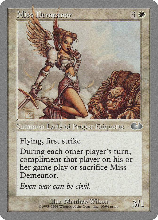 Miss Demeanor 10 (Unglued)  | Good Games Adelaide SA