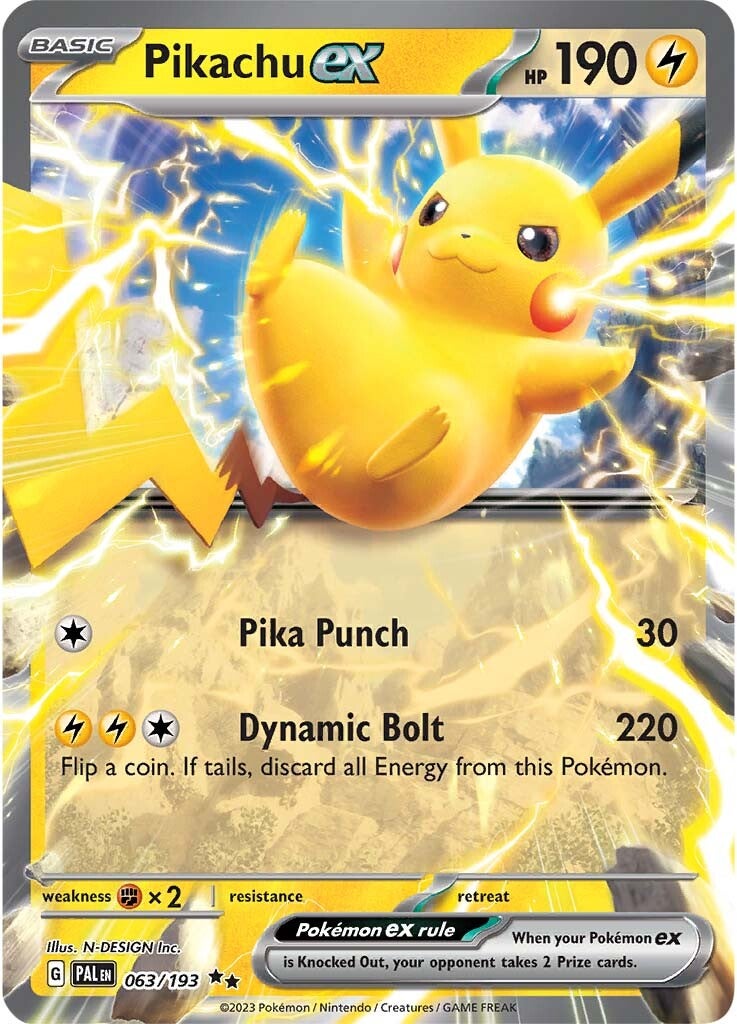 Pikachu ex (063/193) [Scarlet & Violet: Paldea Evolved] | Good Games Adelaide SA