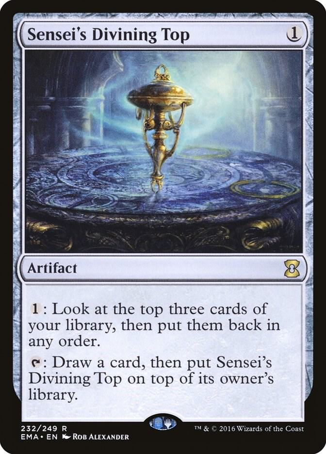 Sensei's Divining Top 232 (Eternal Masters)  - Foil | Good Games Adelaide SA