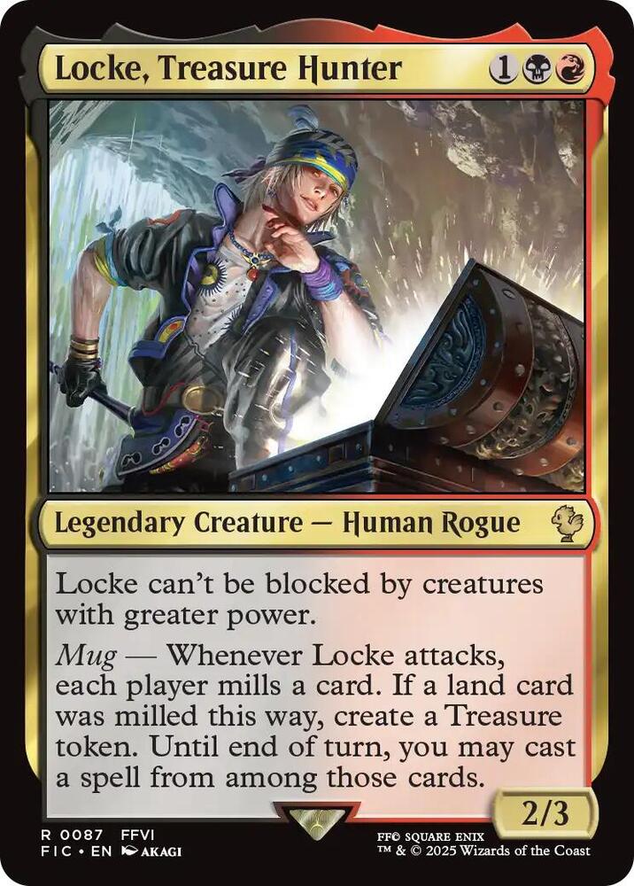Locke, Treasure Hunter 87 (Commander: FINAL FANTASY)  - Foil | Good Games Adelaide SA