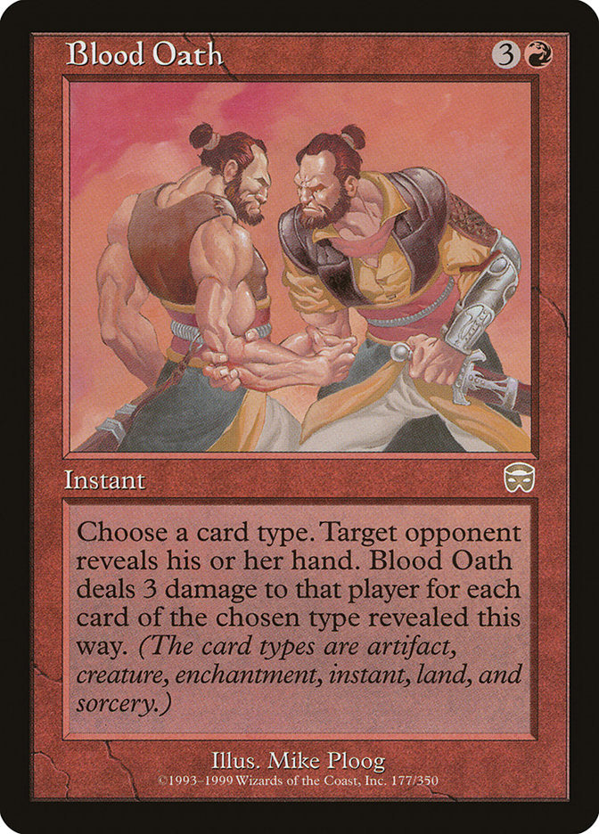 Blood Oath 177 (Mercadian Masques)  | Good Games Adelaide SA