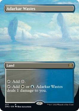 Adarkar Wastes Borderless 377 (Dominaria United)  | Good Games Adelaide SA