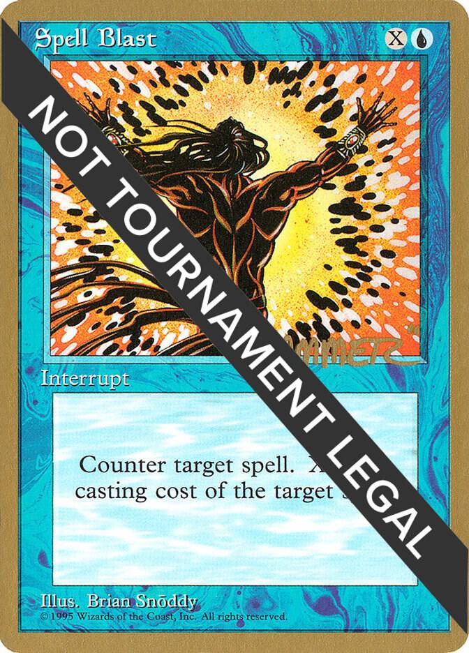 Spell Blast 1996 Shawn Hammer Regnier 4ED  (World Championship Decks)  | Good Games Adelaide SA