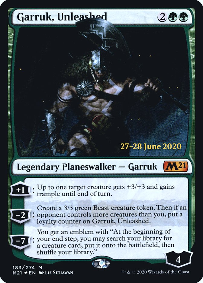 Garruk, Unleashed  [Core Set 2021 Prerelease Promos] | Good Games Adelaide SA