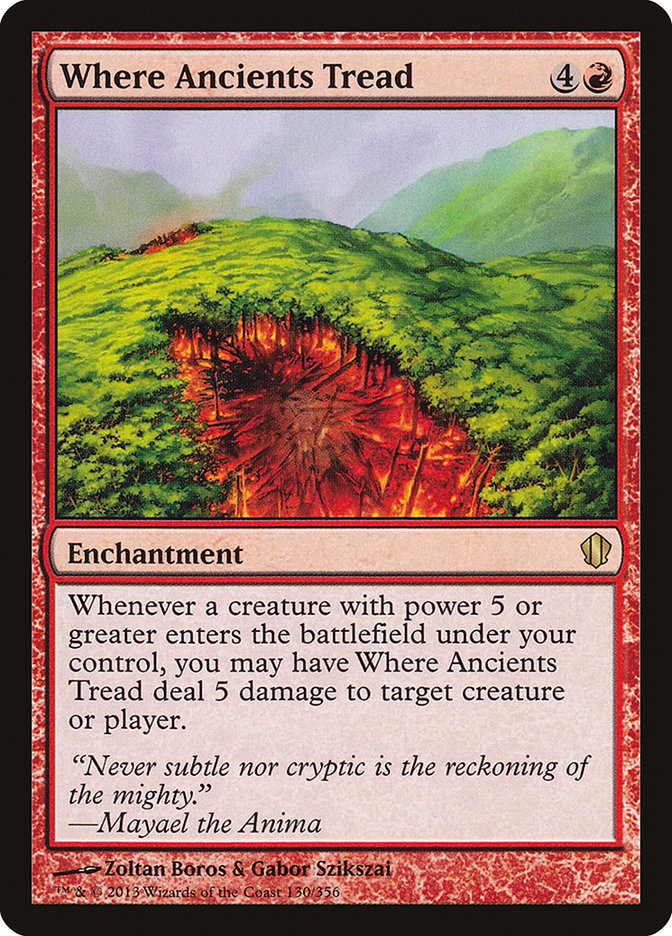 Where Ancients Tread 130 (Commander 2013)  | Good Games Adelaide SA