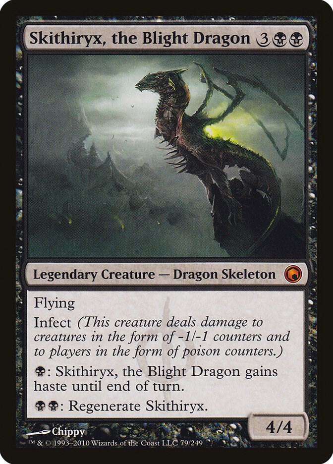 Skithiryx, the Blight Dragon 79 (Scars of Mirrodin)  - Foil | Good Games Adelaide SA