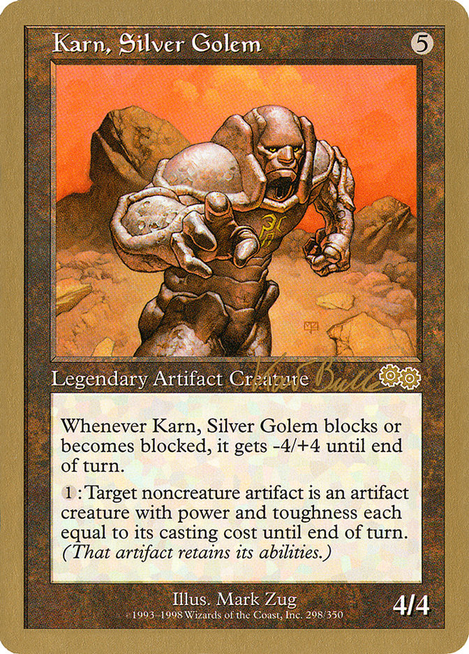 Karn, Silver Golem (Kai Budde) [World Championship Decks 1999] | Good Games Adelaide SA