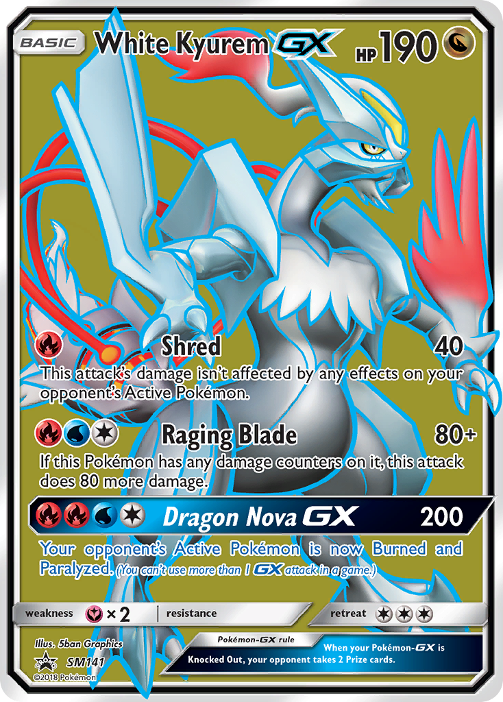 White Kyurem GX (SM141) [Sun & Moon: Black Star Promos] | Good Games Adelaide SA