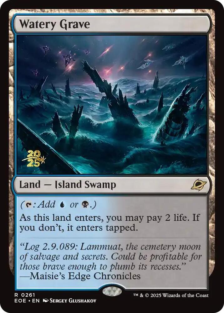 Watery Grave 261 (Prerelease Cards)  - Foil | Good Games Adelaide SA