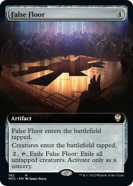False Floor Extended Art 182 (Commander: Streets of New Capenna)  | Good Games Adelaide SA