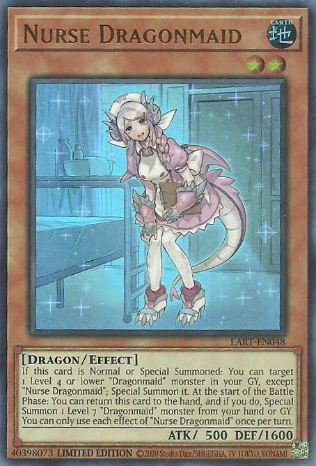 Nurse Dragonmaid [LART-EN048] Ultra Rare | Good Games Adelaide SA