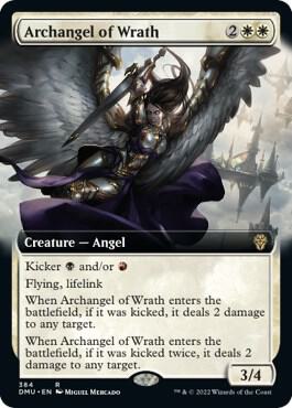 Archangel of Wrath Extended Art 384 (Dominaria United) 