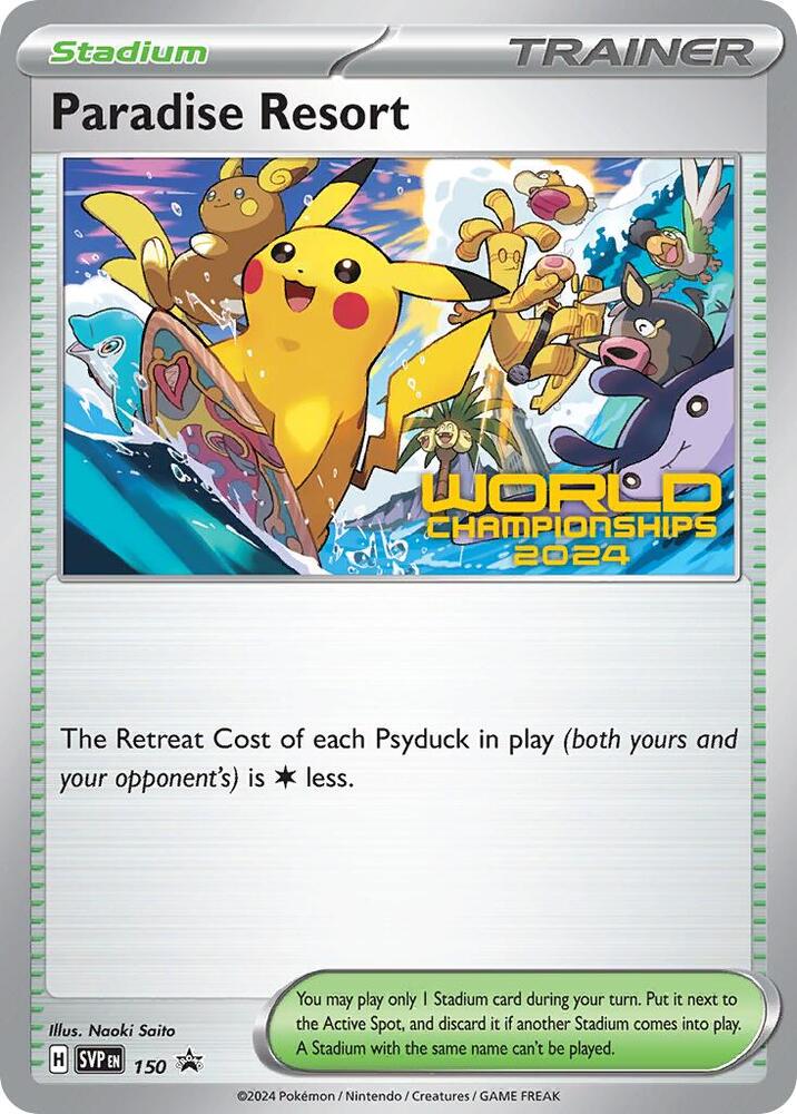 Paradise Resort World Championships 2024 150 (SV: Scarlet & Violet Promo Cards)  | Good Games Adelaide SA