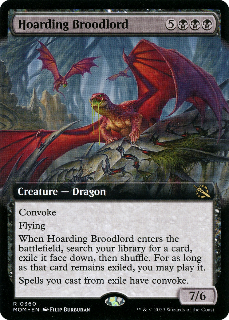 Hoarding Broodlord (Extended Art) [March of the Machine] | Good Games Adelaide SA