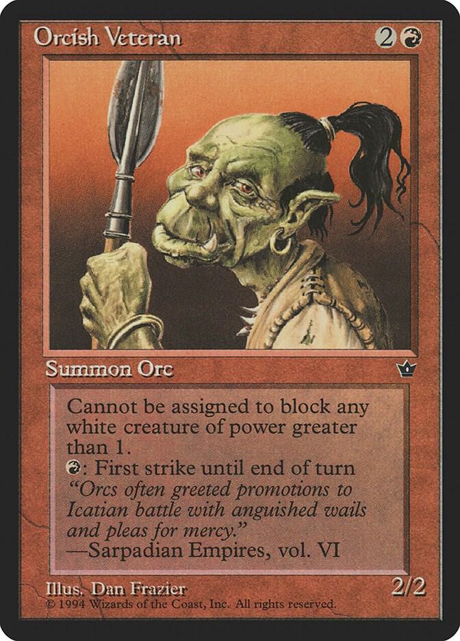 Orcish Veteran  (Fallen Empires)  | Good Games Adelaide SA
