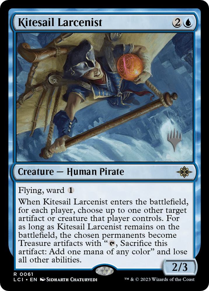 Kitesail Larcenist 61 (Promo Pack: The Lost Caverns of Ixalan)  - Foil | Good Games Adelaide SA