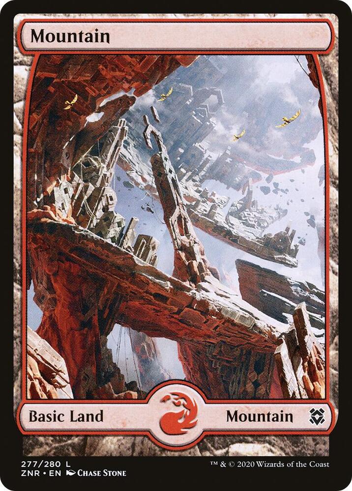 Mountain 277 Full Art 277 (Zendikar Rising)  | Good Games Adelaide SA