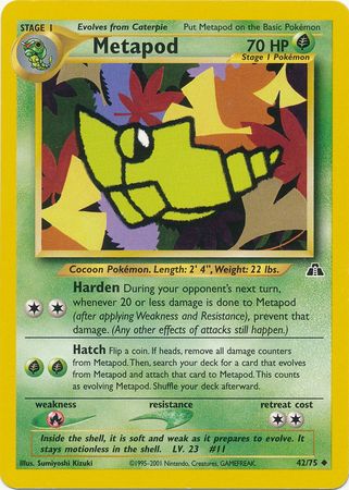 Metapod (42/75) [Neo Discovery Unlimited] | Good Games Adelaide SA