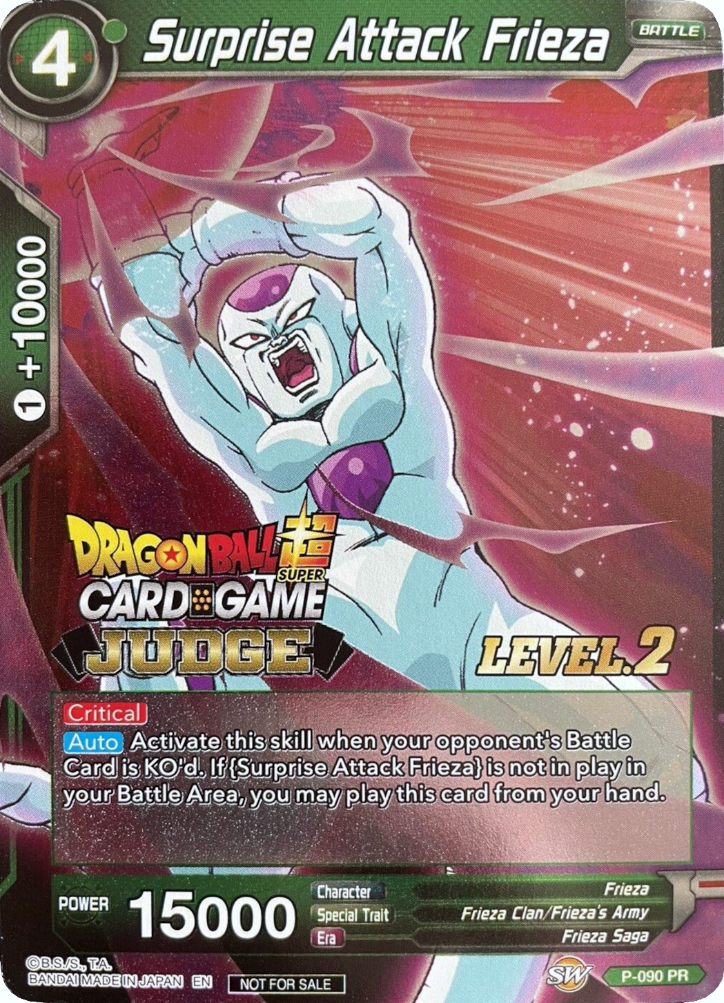 Surprise Attack Frieza (Level 2) [P-090] | Good Games Adelaide SA