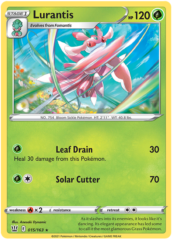 Lurantis (015/163) [Sword & Shield: Battle Styles] | Good Games Adelaide SA