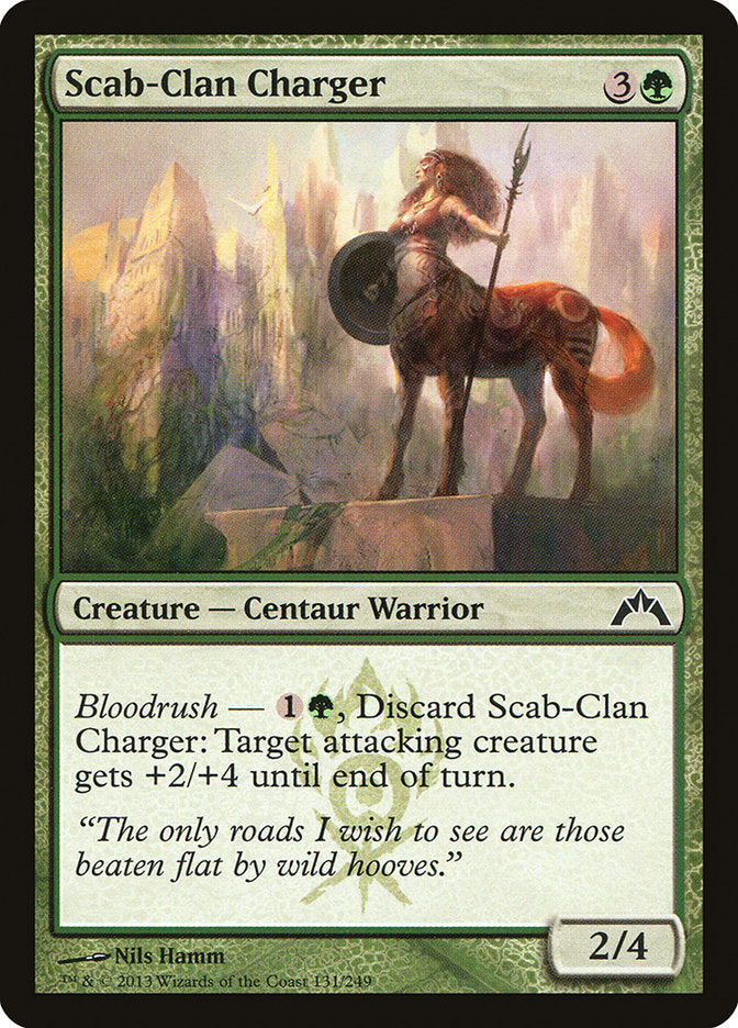 Scab-Clan Charger 131 (Gatecrash)  - Foil | Good Games Adelaide SA