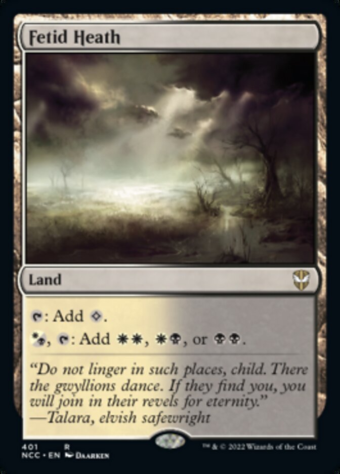 Fetid Heath [Streets of New Capenna Commander] | Good Games Adelaide SA