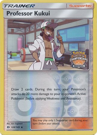 Professor Kukui (128/149) (Regional Championship Promo) [Sun & Moon: Base Set] | Good Games Adelaide SA