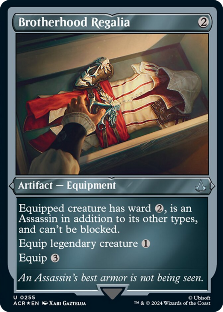 Brotherhood Regalia (Foil Etched) [Assassin's Creed] | Good Games Adelaide SA