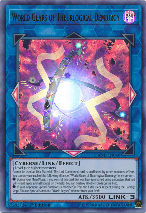 World Gears of Theurlogical Demiurgy [DANE-EN048] Ultra Rare | Good Games Adelaide SA