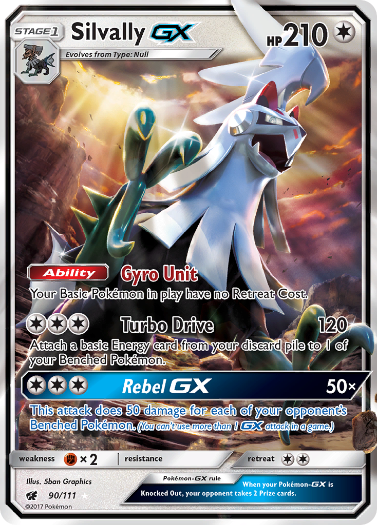 Silvally GX (90/111) [Sun & Moon: Crimson Invasion] | Good Games Adelaide SA