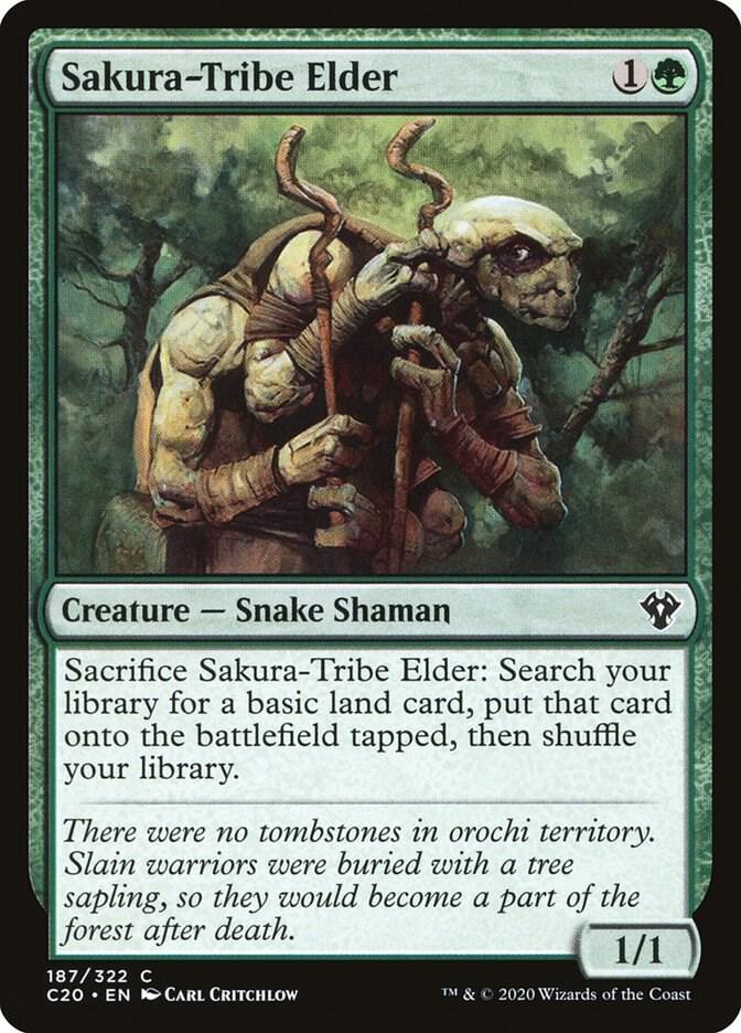 Sakura-Tribe Elder 187 (Commander 2020)  | Good Games Adelaide SA