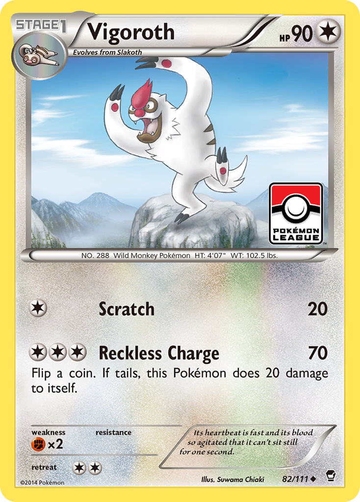 Vigoroth (82/111) [XY: Furious Fists] | Good Games Adelaide SA