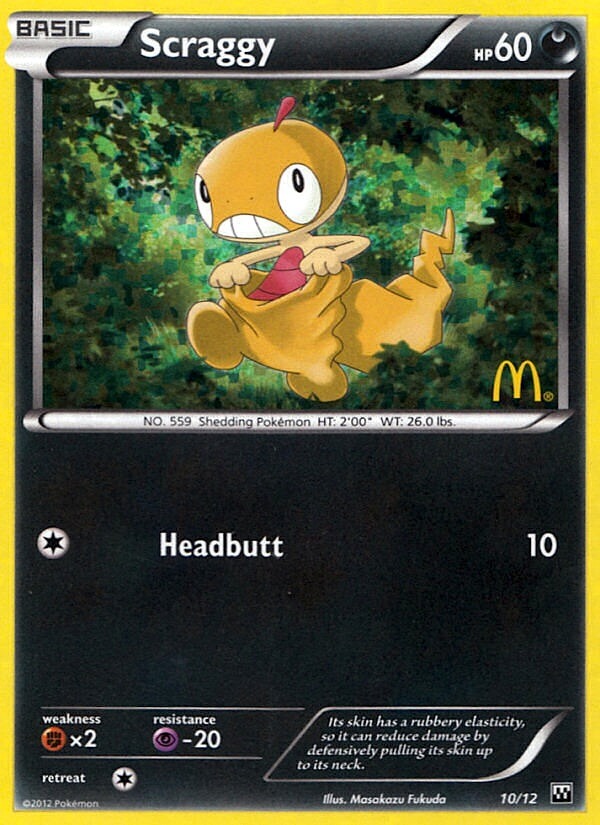 Scraggy (10/12) [McDonald's Promos: 2012 Collection] | Good Games Adelaide SA
