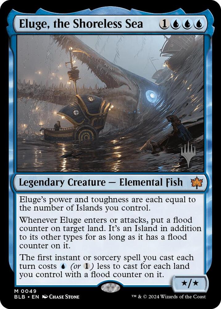 Eluge the Shoreless Sea 49 (Promo Pack: Bloomburrow)  - Foil | Good Games Adelaide SA