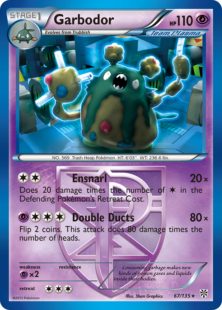 Garbodor (67/135) [Black & White: Plasma Storm] | Good Games Adelaide SA