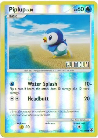 Piplup (71/100) [Burger King Promos: 2009 Collection] | Good Games Adelaide SA